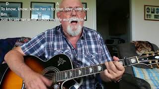 Guitar To Know Her Is To Love Her Including lyrics and chords [upl. by Wilson]