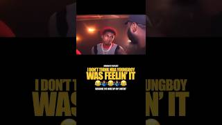 NBA Youngboy wasn’t feeling his raps 😭😭😭 nbayoungboy hiphop rapper [upl. by Witherspoon116]