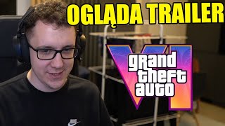 SUCHAR OGLĄDA TRAILER GTA VI [upl. by Haneehs427]