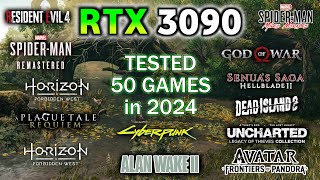 RTX 3090 in 4K  50 Games Tested in 2024 [upl. by Trutko169]