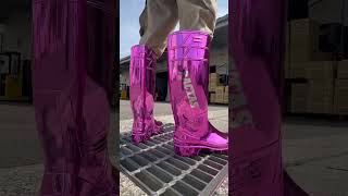 【メッキ加工②】長靴 ザクタス メッキ ザクタス zactas 長靴 boots wellies 弘進ゴム [upl. by Terencio885]