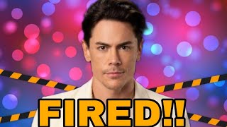 TOM SANDOVAL REACTS TO BEING FIRED AFTER VANDERPUMP RULES REBOOT [upl. by Ner743]