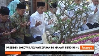 Kunjungan Presiden Jokowi di Empat Pondok Pesantren Di Jombang [upl. by Ydniw845]