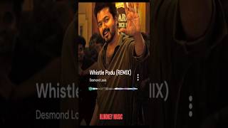 whistle Podu Remix thalapathy goat u1 vijay tamilsong [upl. by Aowda]