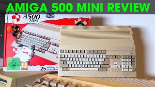 Amiga A500 Mini Full Review  Every Game Demos amp Workbench [upl. by Einhpad]