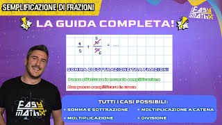 👍🧮SEMPLIFICAZIONE FRAZIONI la GUIDA DEFINITIVA per TUTTI I CASI POSSIBILI [upl. by Emelina]