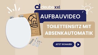 Aufbauvideo  Toilettensitz mit Absenkautomatik aus hochwertigem Duroplast [upl. by Dougy441]