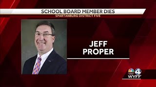 School board member of Spartanburg District 5 dies officials say [upl. by Euqitsym]