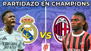 Real Madrid vs AC Milán Partido de Champions  Horarios • Alineación [upl. by Ylrebma223]