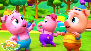 Trois Petits Cochons Courtes Histoires  Plus Comptines pour Enfants [upl. by Ellehcam490]