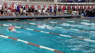 20220326 100 Breast Austin Speedo Sectionals 10283 winter jr nationals cut lane 3 from bottom [upl. by Eelyek408]