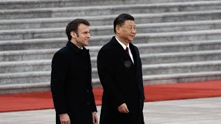 Ukraine  Macron et Xi prônent un dialogue de paix rejettent le recours à larme nucléaire [upl. by Shulem]