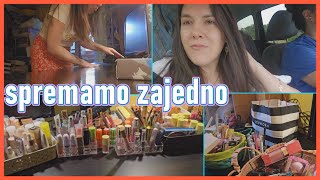 VLOG SREĐUJEMO ŠMINKU I SPREMAMO PODRUM [upl. by Ynnam]