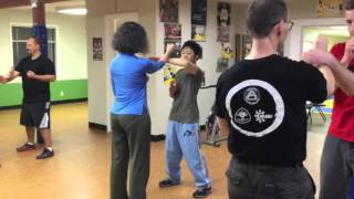 Jeet Kune Do In Portland Wing ChunJKD drill [upl. by Smiley]