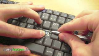 How to Replace a Key on Samsung R60 R40 R700 R710 R610 R560 [upl. by Tteve397]