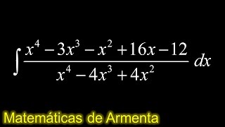 integracion por fracciones parciales ejemplo 66 [upl. by Arahk]