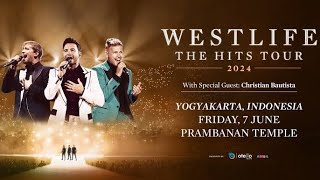 Westlife the hits tour 2024 Prambanan Temple Yogyakarta [upl. by Moritz846]