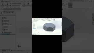 SOLİDWORKS PART DESİGN SHORTS animation boltdesign solidworkstutorial solidcam [upl. by Nahtiek]