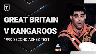 Great Britain v Kangaroos  Second Ashes Test 1990  International  NRL [upl. by Llirrehs]