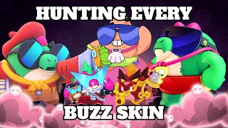 Hunting EVERY Buzz Skin in Brawl Stars [upl. by Tala22]