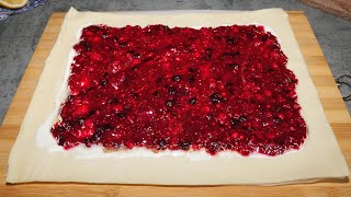 Do you have puff pastry A very tasty recipe in 7 minutes [upl. by Khajeh]