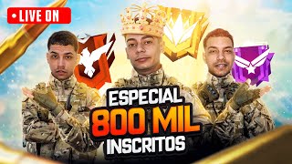 GÊMEOS FF AO VIVO 🖤 ESTAMOS QUASE ELITE 🖤 FREE FIRE MOBILE [upl. by Alrahs414]