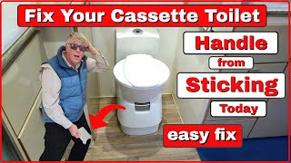 FIX Your Sticking Dometic Toilet Handle Now [upl. by Osmen]