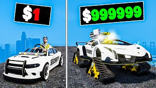 1 to 1000000 Security Car in GTA 5 [upl. by Barker781]