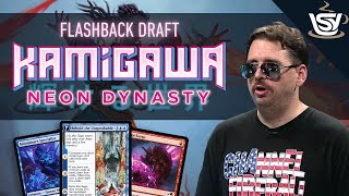 Neon Dynasty Flashback Draft  Synthesizing Some Value  LSV  MTG Arena [upl. by Rahsab]