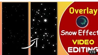 HOW TO MAKE SNOW EFFECT IN ALIGHT MOTION  SNOW EFFECT SMOOTH SLOW MOTION VIDEO EDITING technical [upl. by Frodina]