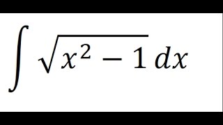 Integracion por sustitucion trigonometrica ejercicio 3 raiz cuadrada x21 dx [upl. by Thierry95]