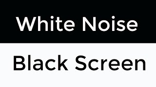 No Ad Breaks White Noise  Black Screen  Deep Sleep Aid for Babies and Adults [upl. by Nottap]