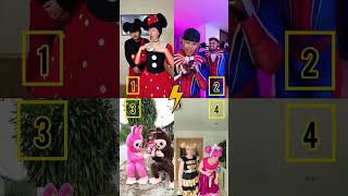 CHOOSE THE BEST COSPLAY ☝️☝️☝️ shorts trending challenge funny comedy song cosplay battle [upl. by Hgielram623]