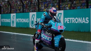 MotoGP 24  Jake Dixon  Moto2  Wet Race  Sepang Circuit  Gameplay [upl. by Bachman]