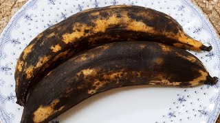 tienes PLÁTANOS maduros vamos a preparar una Deliciosa y rápida receta [upl. by Etezzil]