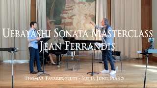 Jean Ferrandis Masterclass  Uebayashi Flute Sonata I Lento  Thomaz Tavares and Suejin Jung [upl. by Starinsky]