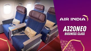 Air India BRAND NEW A320neo Business Class Delhi to Mumbai  Aviation Geeks [upl. by Ardnaz]