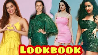 Shraddha kapoor lookbook  shradha Kapoor dresses [upl. by Lomasi]