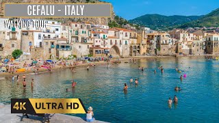 Cefalu Italy  4K Walking Tour  Travel  2023 [upl. by Lymann]