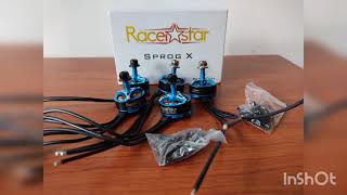 Racerstar SPROG X 2206 2300KV 34S Brushless motor unboxing [upl. by Eimia]