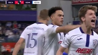 RSC Anderlecht vs KRC Genk 21 Yari Verschaeren amp Kasper Dolberg score in win Match recap [upl. by Lebiram589]