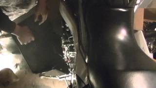 Kawasaki ninja ZX 11 zze 1100 zx11 D oil change and filter replacement by alexlexus [upl. by Neenaej]