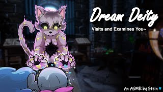 ASMR  Dream Deity Visits and Examines You Whispered Fabric Sounds Petting [upl. by Ailehc]