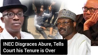 Your Tenure is over INEC finally disgraces Abure Supports Peter Obi [upl. by Enelyt]