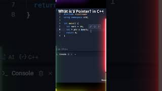 What is a Pointer in C  C Pointers Explained in 54 Seconds [upl. by Salzhauer568]