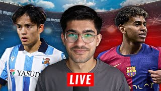 Real Sociedad vs Barcelona LaLiga LIVE WATCHALONG [upl. by Alian]