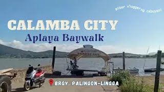 VLOGGING THE BEAUTY OF APLAYA BAYWALK IN CALAMBA CITY trending viralvideos [upl. by Seto]