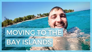 I MOVED TO AN ISLAND  Moving my Life to Utila Honduras vlog 001 [upl. by Vola]