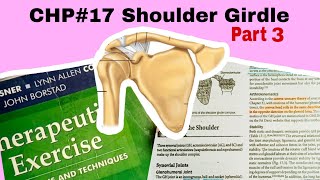 Lec 3  Therapeutic Exercises Chp17 shoulder girdle  Scapula thoracic Articulation [upl. by Agostino]