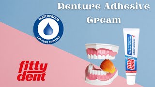 Fittydent  Waterproof Denture Adhesive [upl. by Toms992]